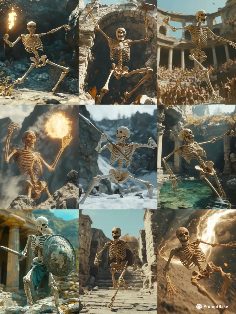 Skeleton Cinematic Stopmotions