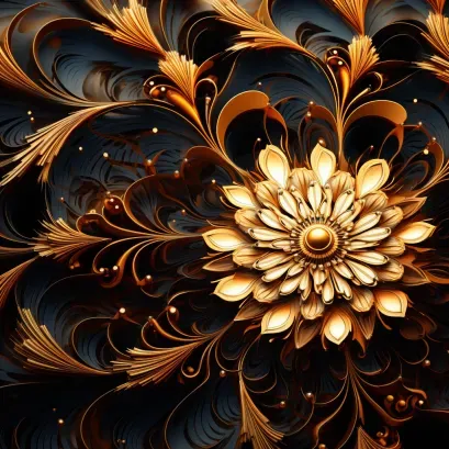 Fractal Intricate Design Backgrounds