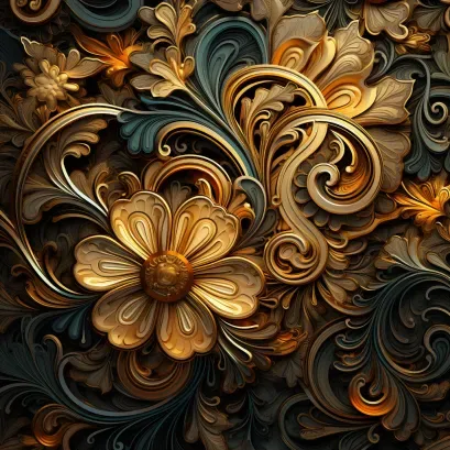 Fractal Intricate Design Backgrounds