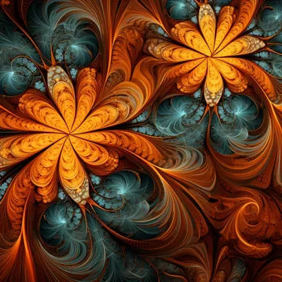 Fractal Intricate Design Backgrounds