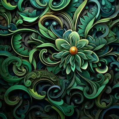 Fractal Intricate Design Backgrounds