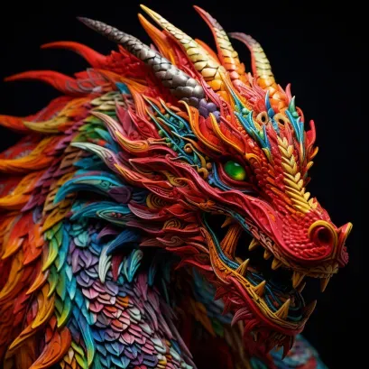 Vibrant Dragons