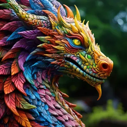 Vibrant Dragons