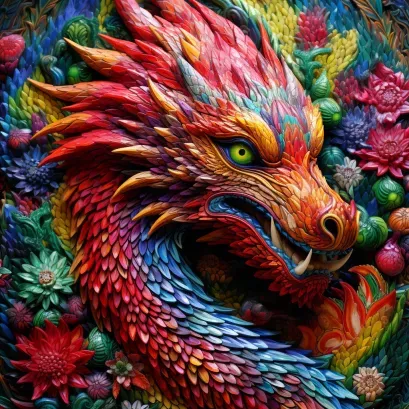 Vibrant Dragons