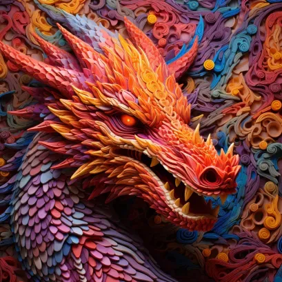 Vibrant Dragons