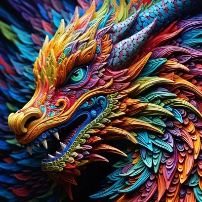 Vibrant Dragons
