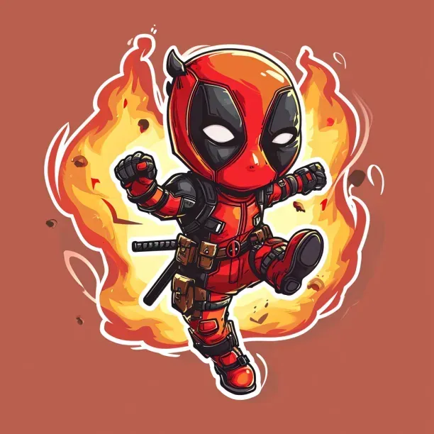Cutesy Famous Character Stickers