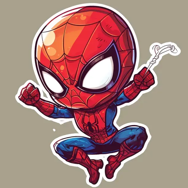 Cutesy Famous Character Stickers