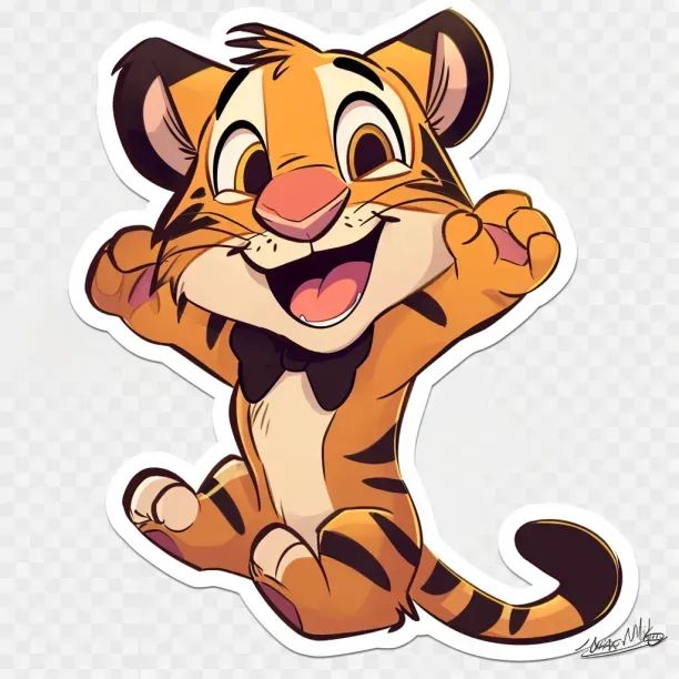 Cutesy Famous Character Stickers