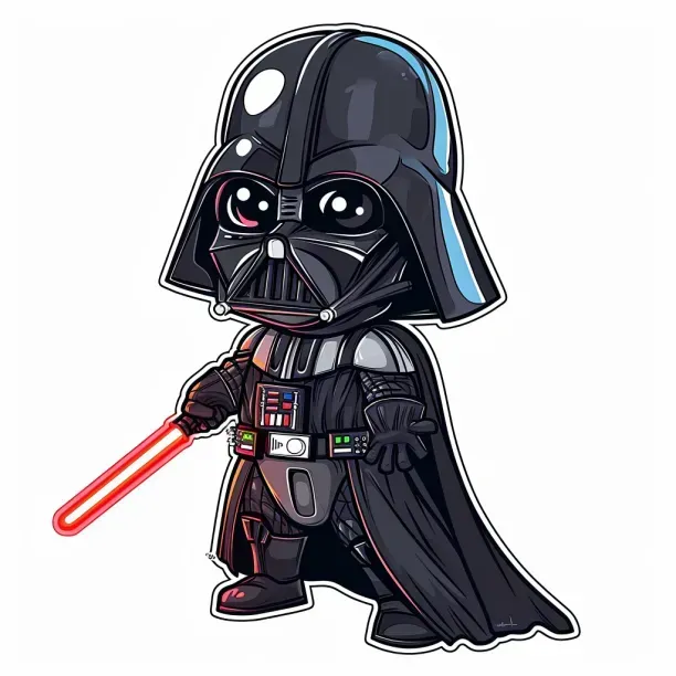 Cutesy Famous Character Stickers