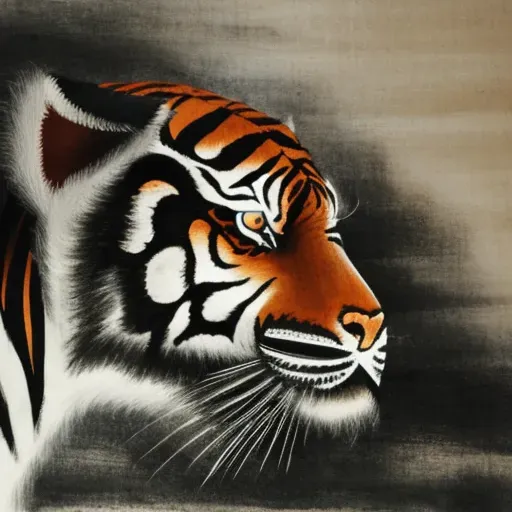 Calligraphy Ink Wash Paintings