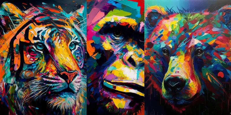 Abstract Portrait Drawings generated by undefined