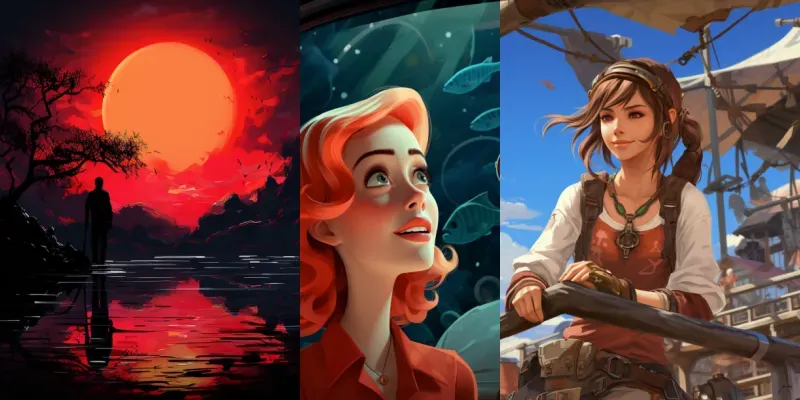 Futuristic Film Noir Art generated by undefined