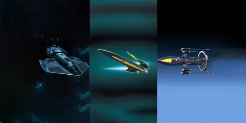 Spaceships generated by dalle