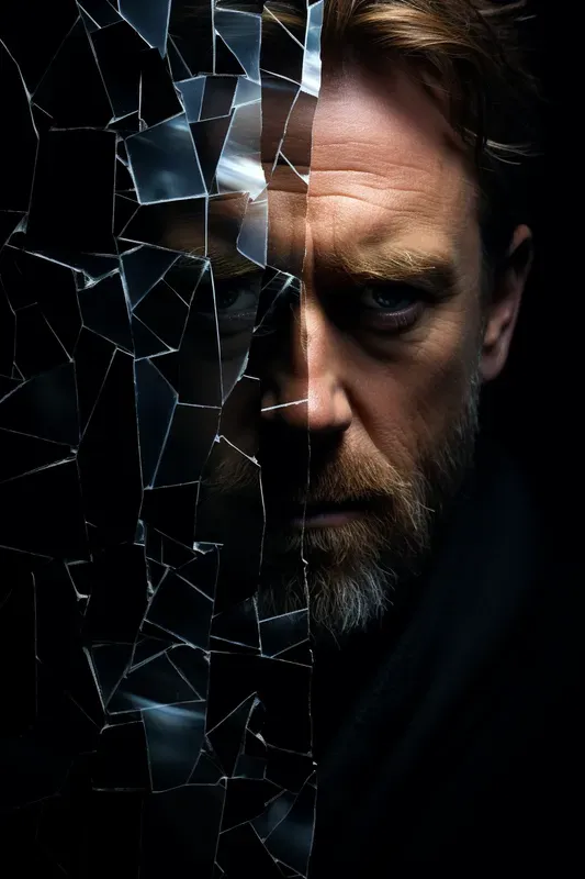 Shattered Mirror Portraits