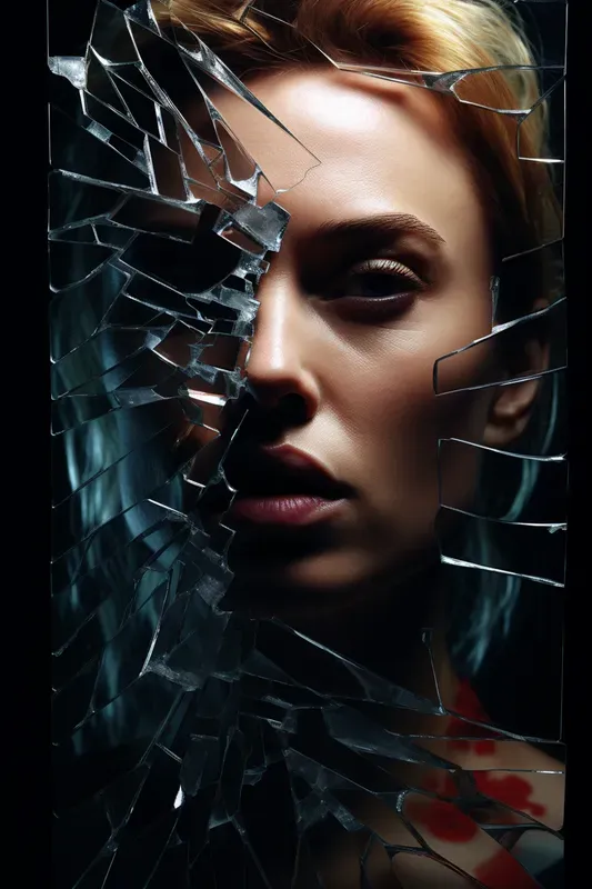 Shattered Mirror Portraits