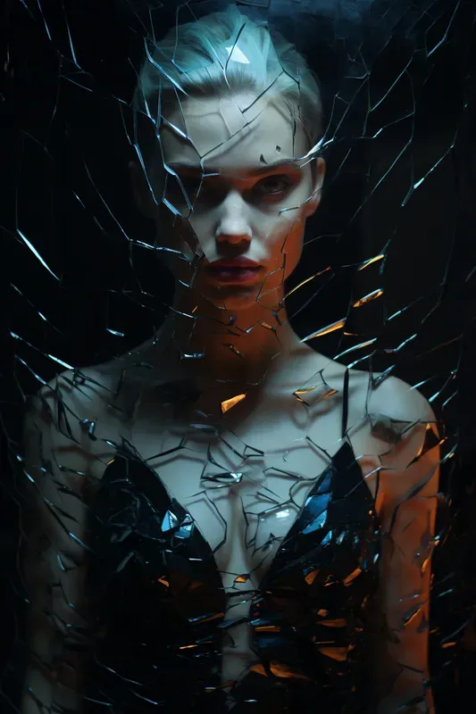 Shattered Mirror Portraits