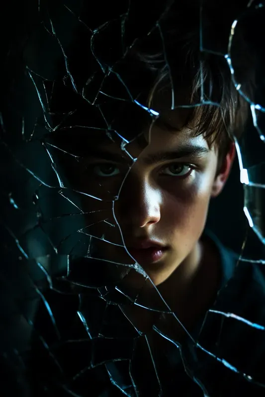 Shattered Mirror Portraits