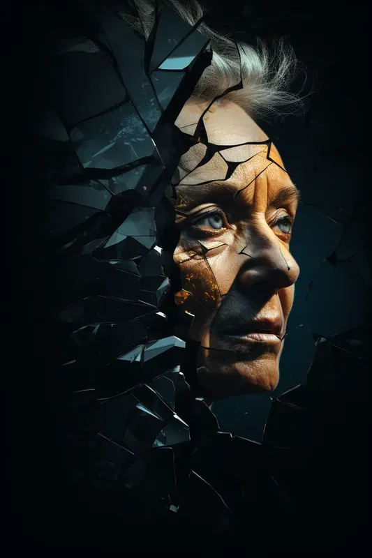 Shattered Mirror Portraits