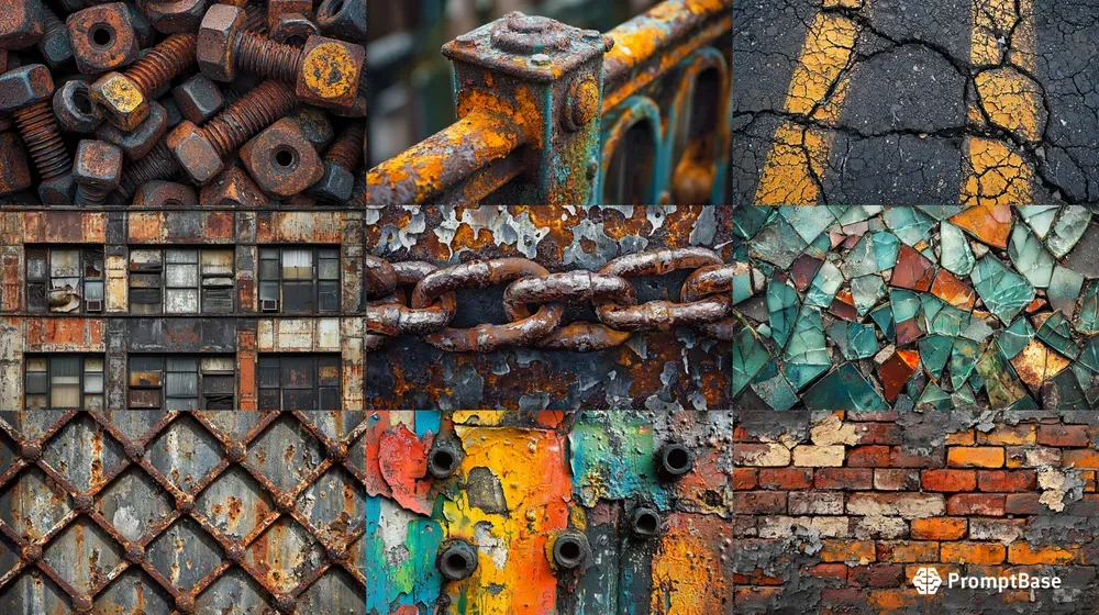 Macro Shots Of Urban Decays