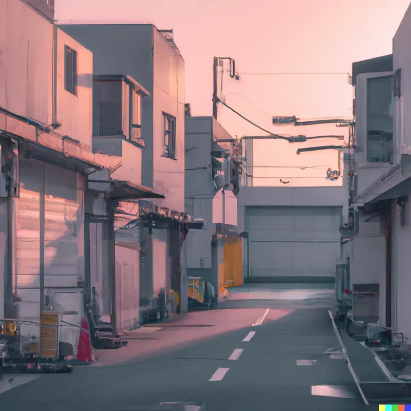 Pastel Street Scene Generator
