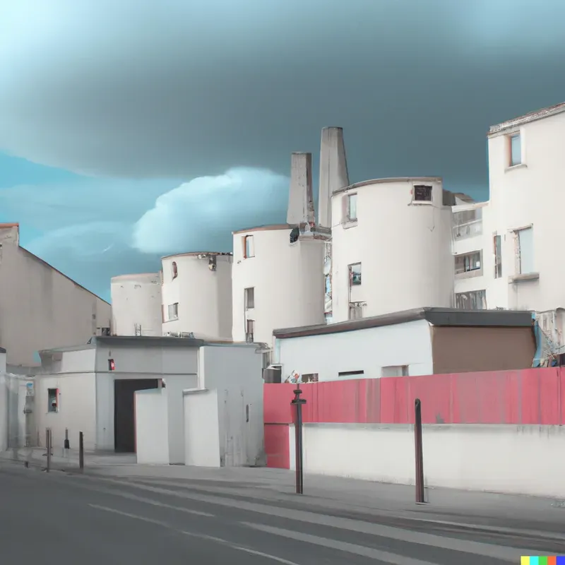 Pastel Street Scene Generator