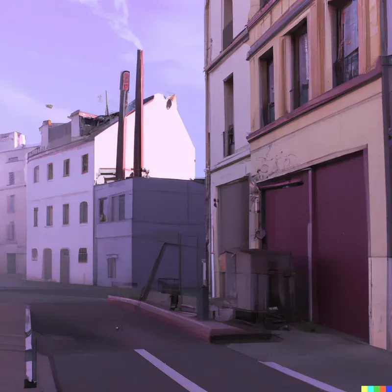 Pastel Street Scene Generator