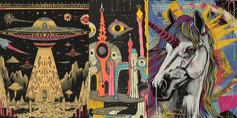 Detailed Vintage Vinyl Album Cover Art generated by undefined