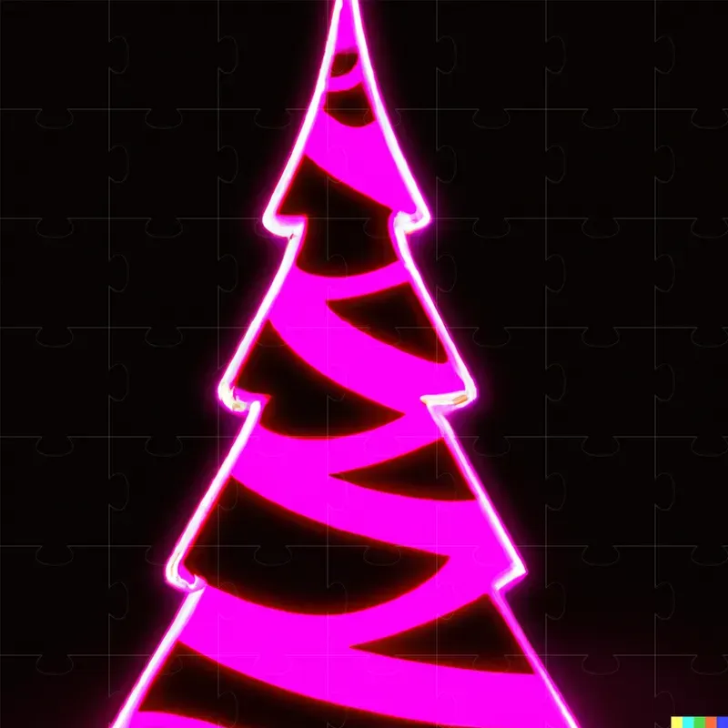 Neon Christmas Items