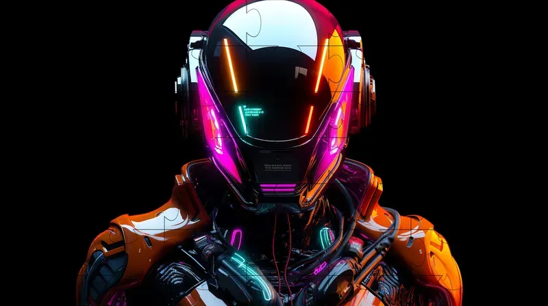 Action Figure Style Cyberpunk Technologies