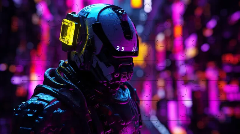 Action Figure Style Cyberpunk Technologies