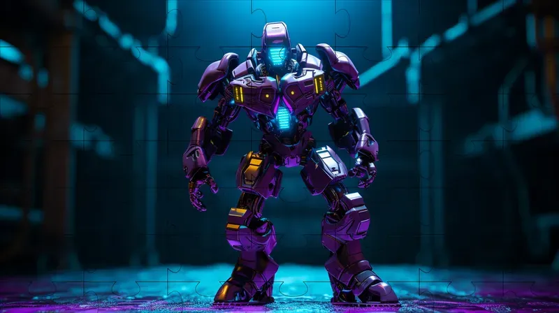 Action Figure Style Cyberpunk Technologies