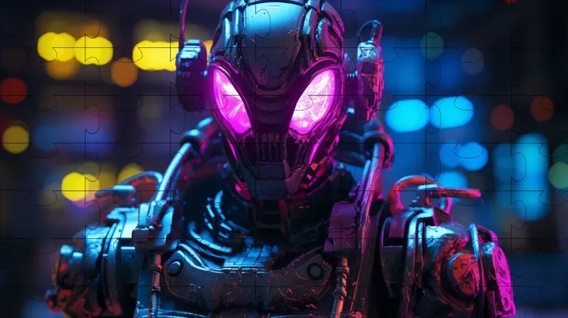 Action Figure Style Cyberpunk Technologies