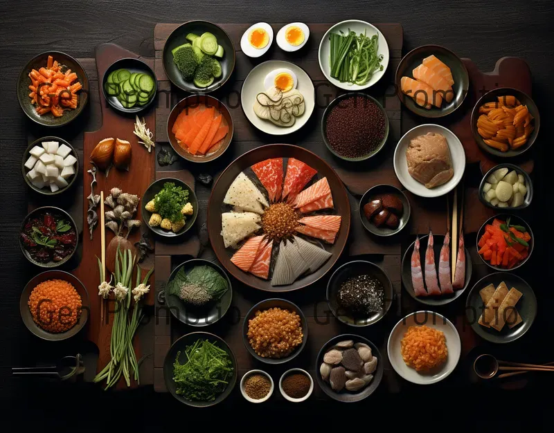 Knolling Food Style Photographs
