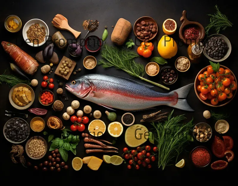 Knolling Food Style Photographs