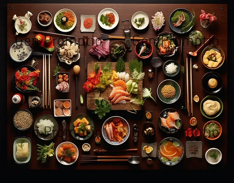 Knolling Food Style Photographs