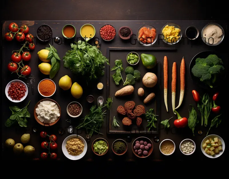 Knolling Food Style Photographs