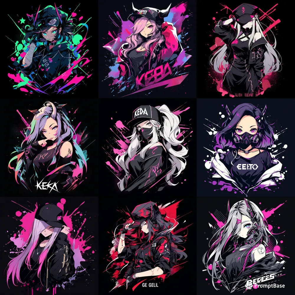 Rebellious Anime Tshirt Designs