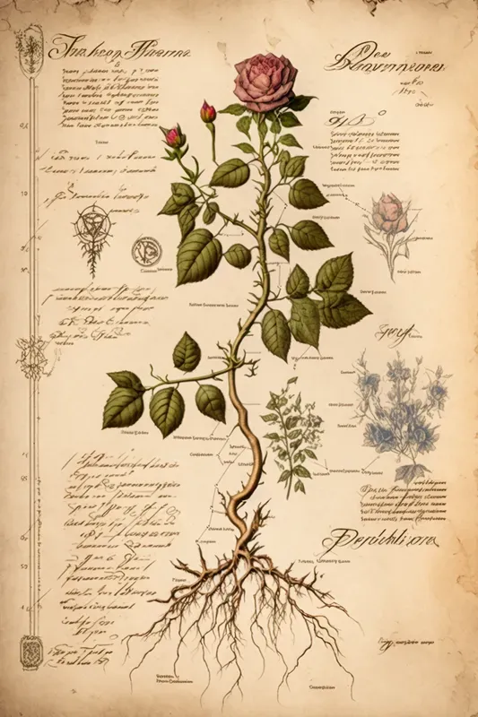 Ancient Alchemy Herbarium Pages