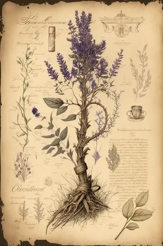 Ancient Alchemy Herbarium Pages