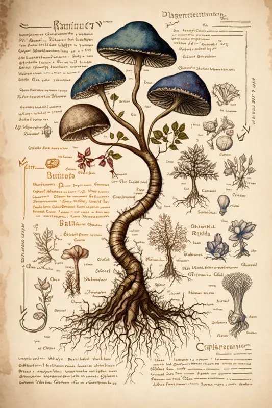 Ancient Alchemy Herbarium Pages