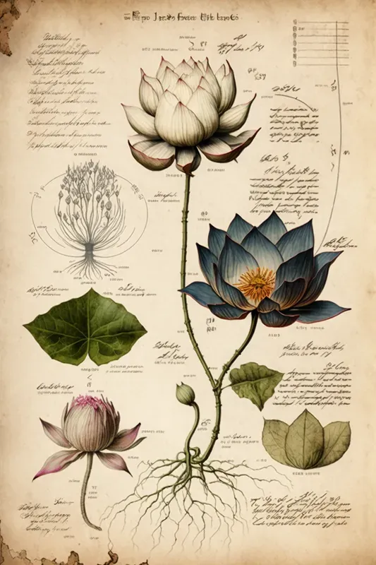 Ancient Alchemy Herbarium Pages