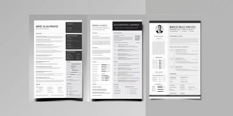 Professional Resume CV Templates generated by undefined