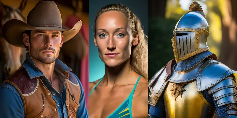 High Quality Portrait Images generated by undefined