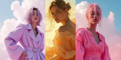 Pastel Cloud Fashion generated by flux