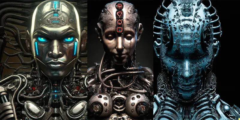 Cyberpunk Cyborg generated by undefined