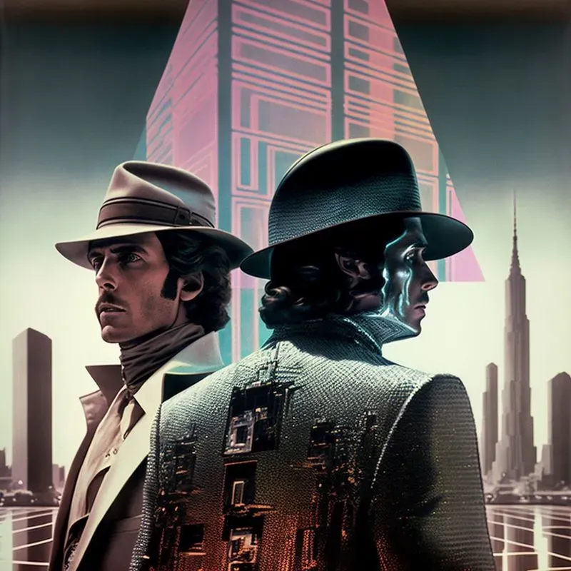 Vintage Nostalgia Promotional Fantasy Sci-fi Film Posters