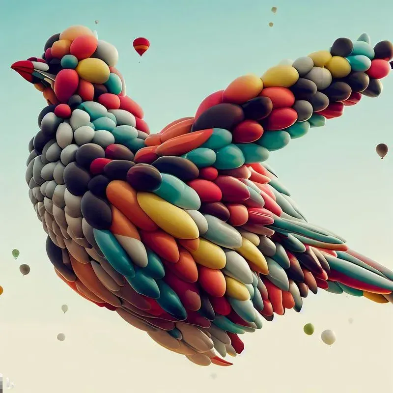 Vibrant Whimsical Art