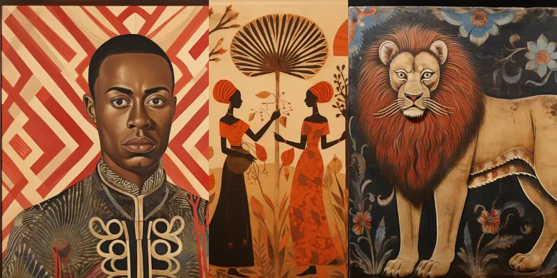 African Folk Art generated by undefined