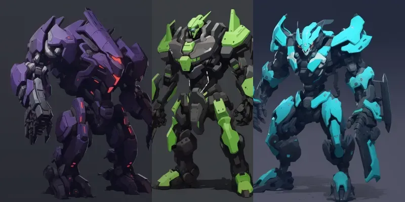 Mecha Robots generated by undefined